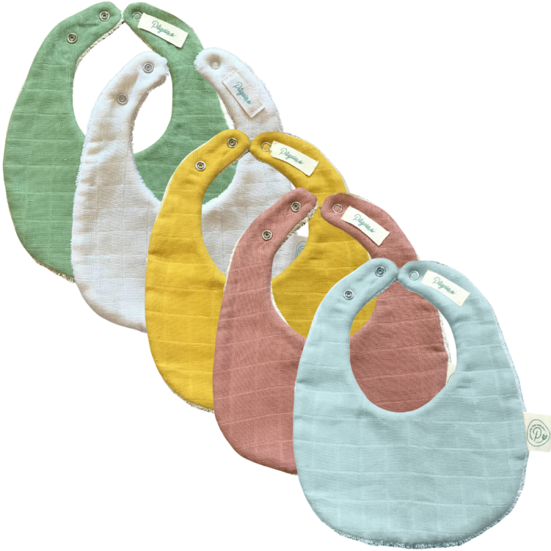 Bavoir en coton pour bébé